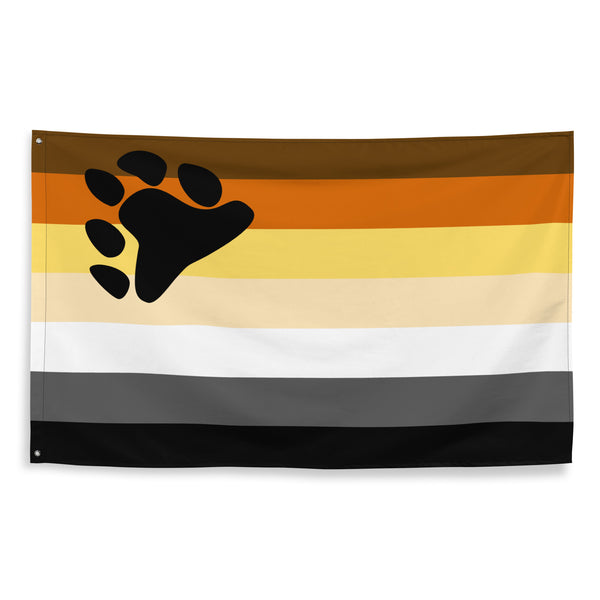 Unfurled Paw Pride - Gay Bear Brotherhood Pride Flag