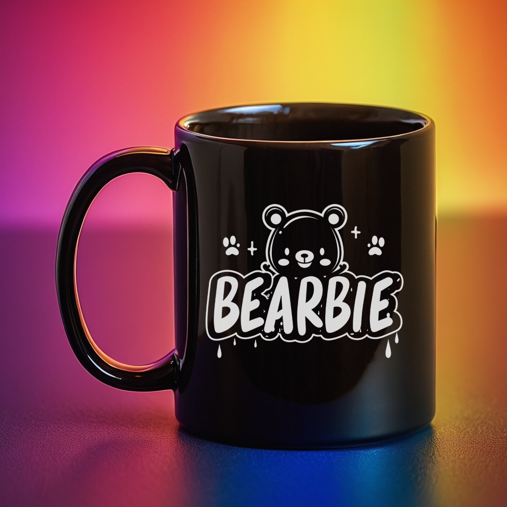 Sassy Bearbie Play, Unapologetic Gay Bear Mug