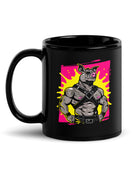 Harness-Clad Muscle Piggy, Powerhouse Gay Bear Mug