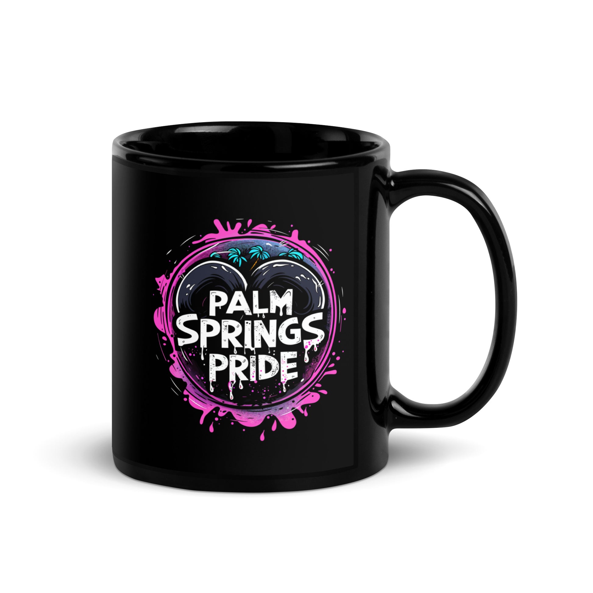 Colorful Palm Springs Pride Celebration Gay Bear Mug