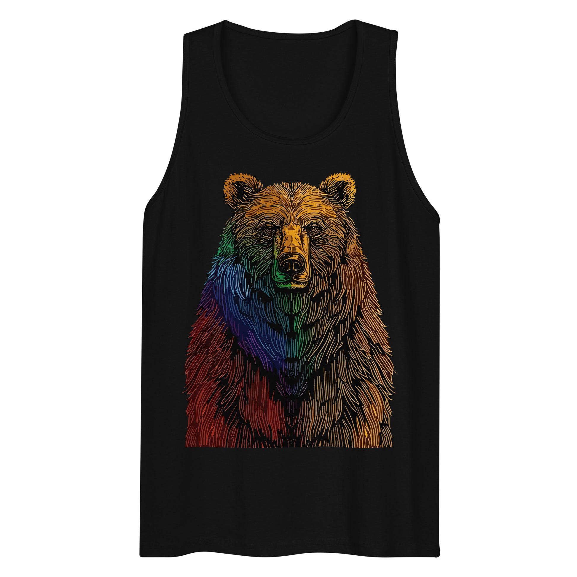 Spectrum Fur - Vibrant Pride Edition Gay Bear Tank Top