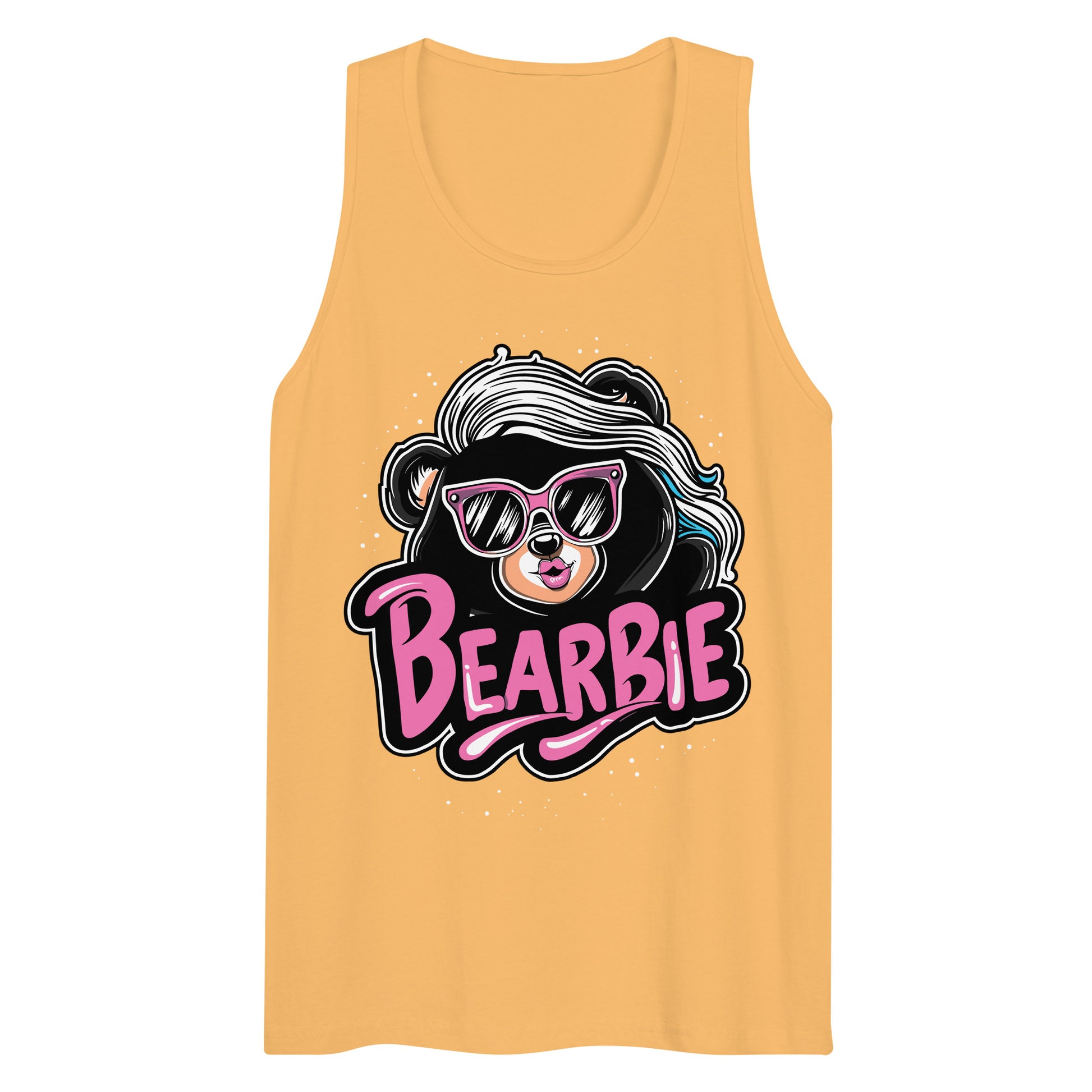Stylish Shades and Sass Bearbie Slogan Gay Bear Tank Top