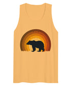 Sunset Stride Silhouette Gay Bear Tank Top