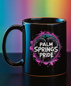 Splashy Palm Springs Pride, Unleash Fun Gay Bear Mug