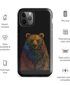 Spectrum Fur - Vibrant Pride Edition Gay Bear iPhone Tough Case