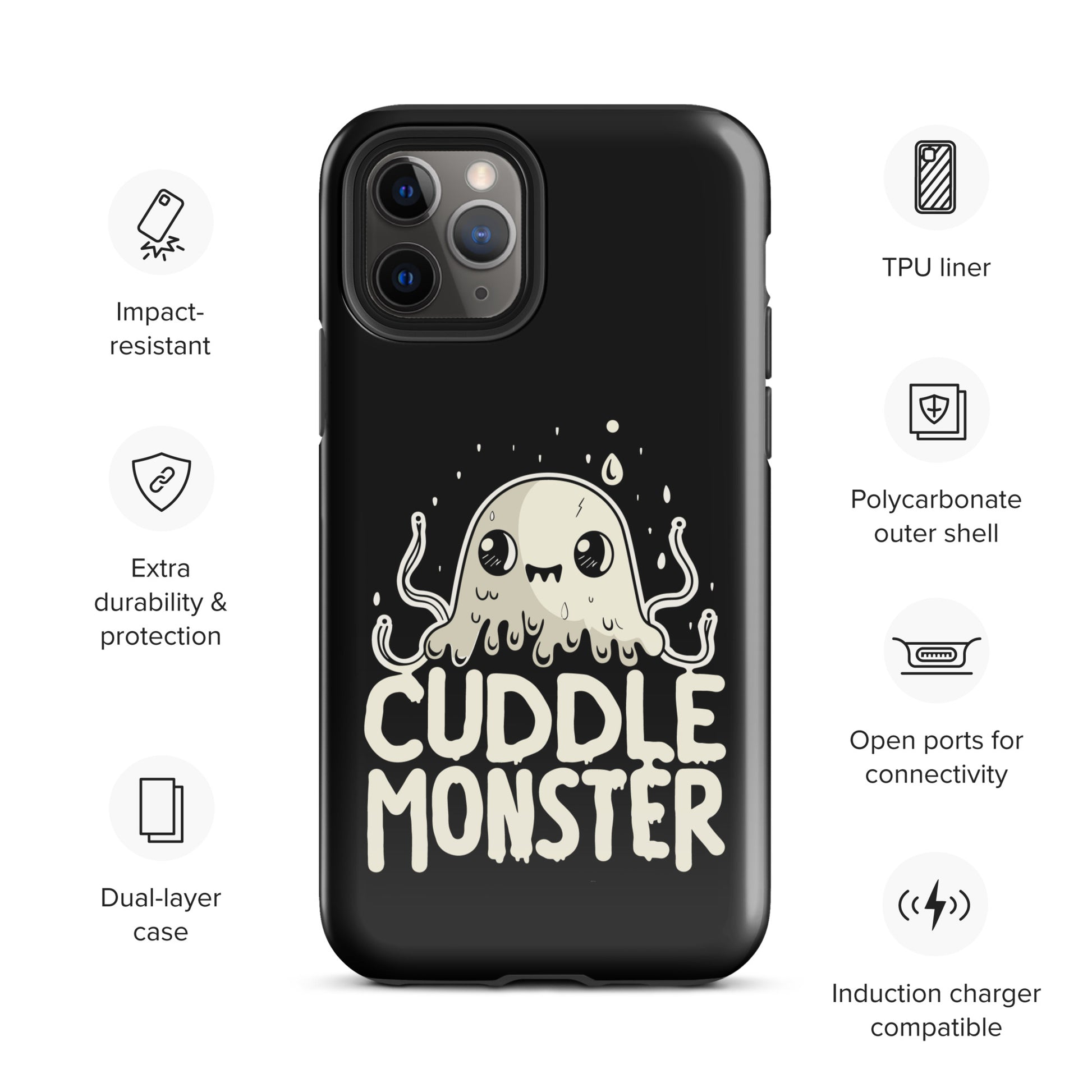 Tentacled Cuddle Monster Gay Bear iPhone Tough Case