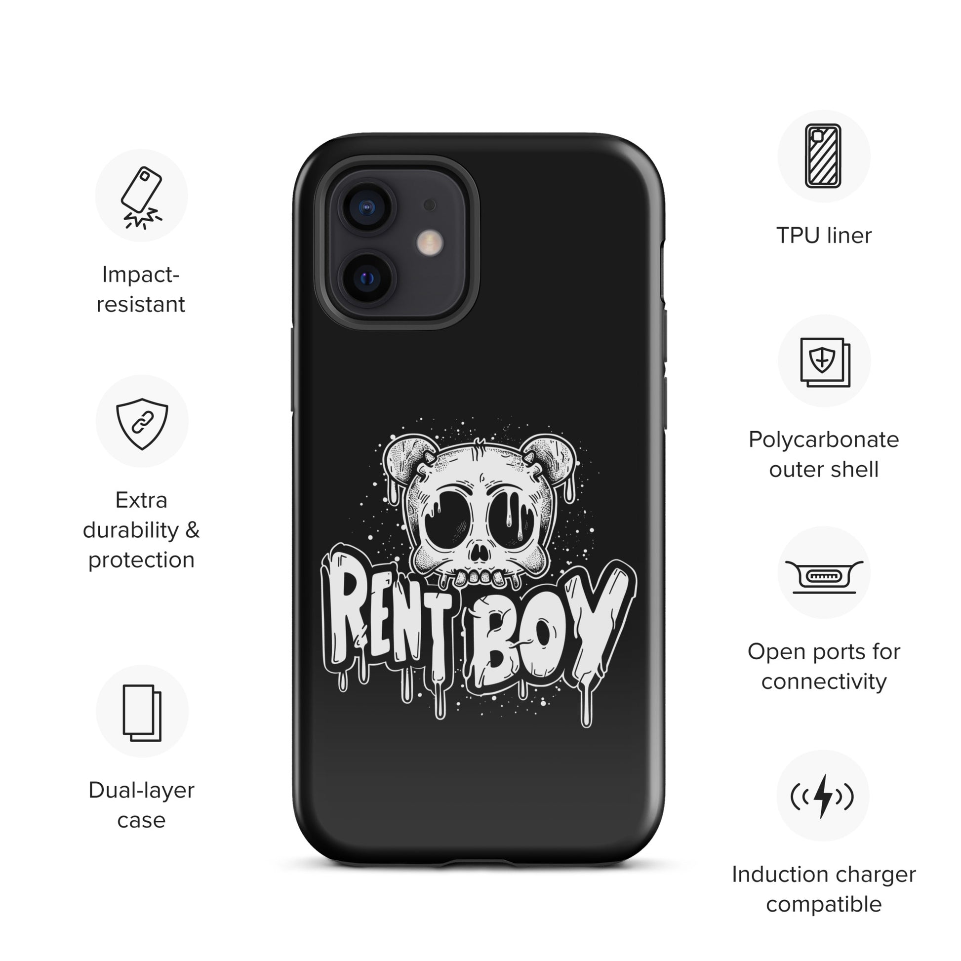 Raucous Rent Boy - Bold Statement Gay Bear iPhone Tough Case