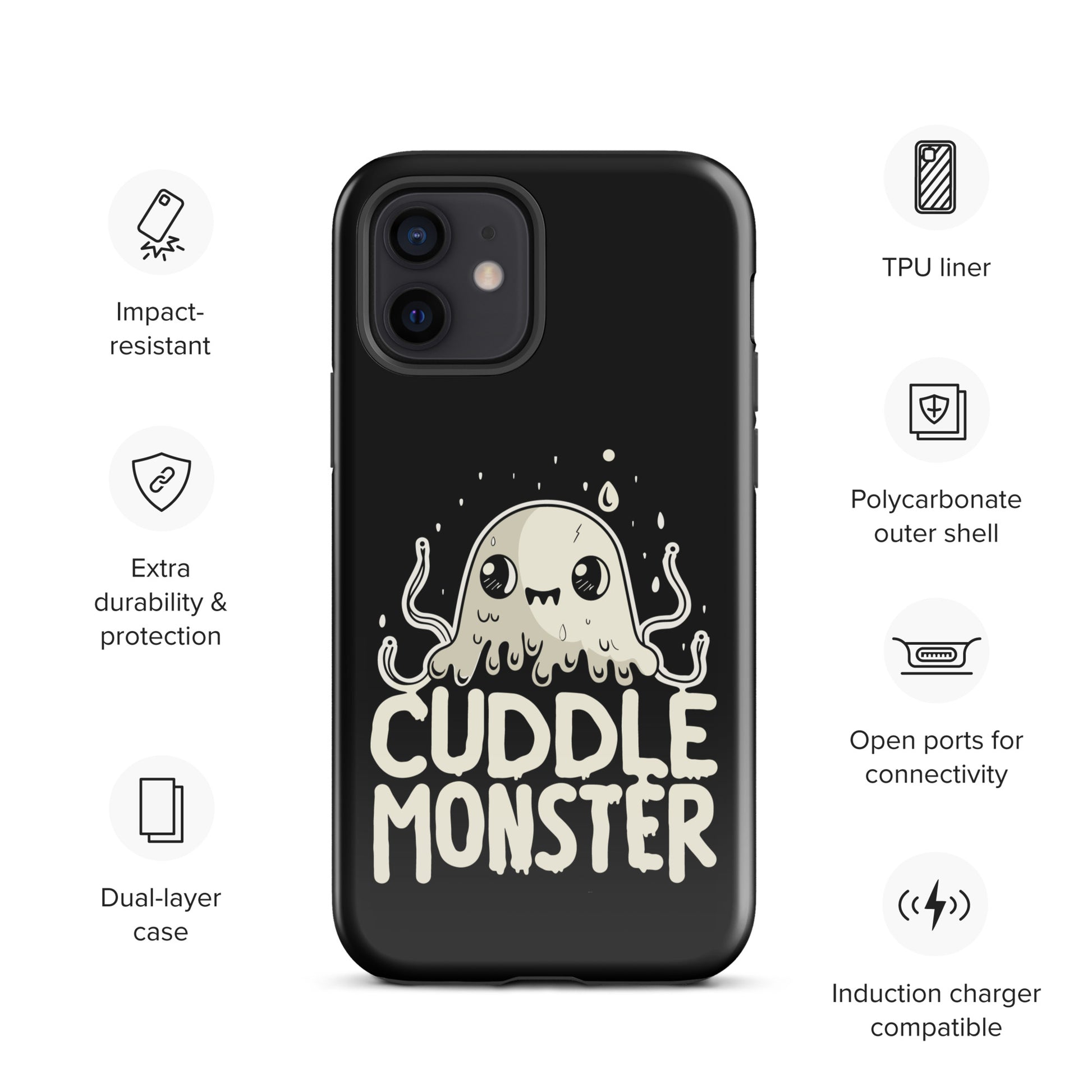 Tentacled Cuddle Monster Gay Bear iPhone Tough Case