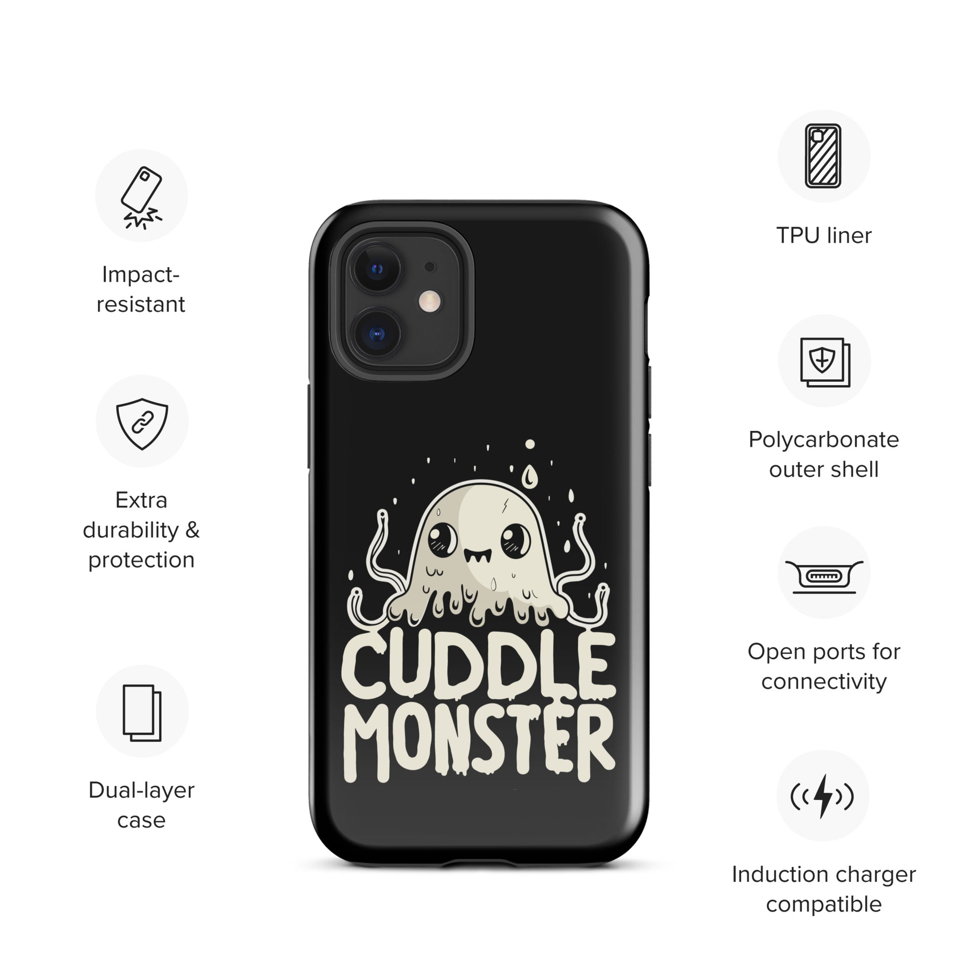 Tentacled Cuddle Monster Gay Bear iPhone Tough Case