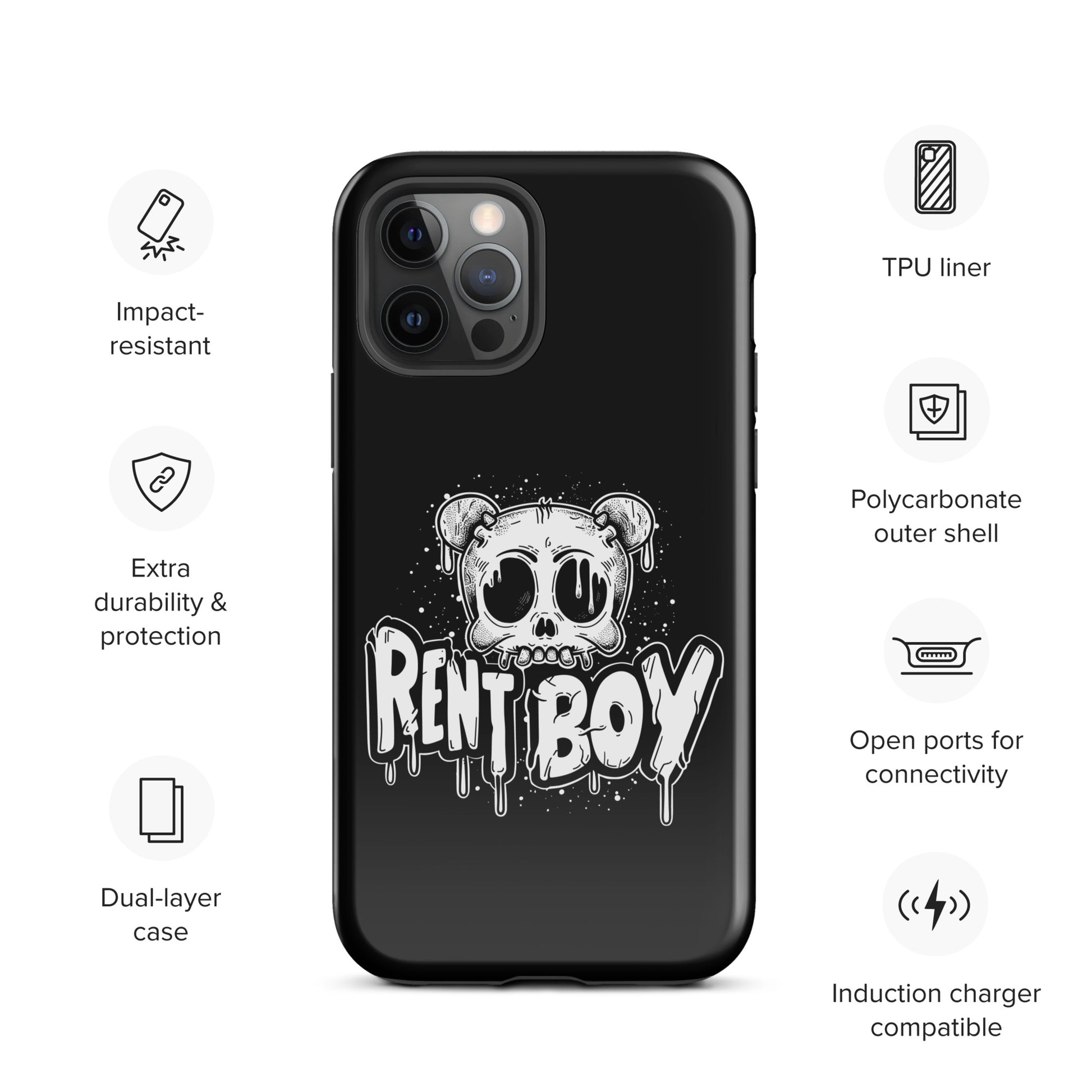 Raucous Rent Boy - Bold Statement Gay Bear iPhone Tough Case