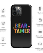 Color Splash Bear Tamer Tee – Unleash Charm, Gay Bear iPhone Tough Case