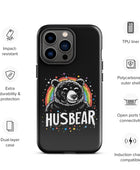 Husbear's Pride Colors - Unique Gay Bear iPhone Tough Case