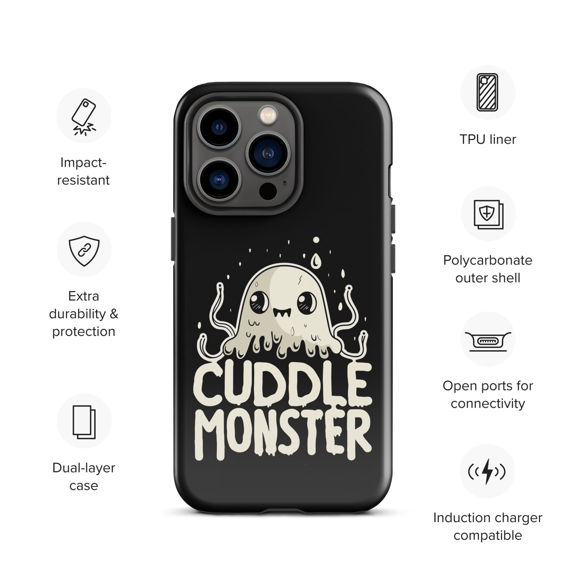 Tentacled Cuddle Monster Gay Bear iPhone Tough Case