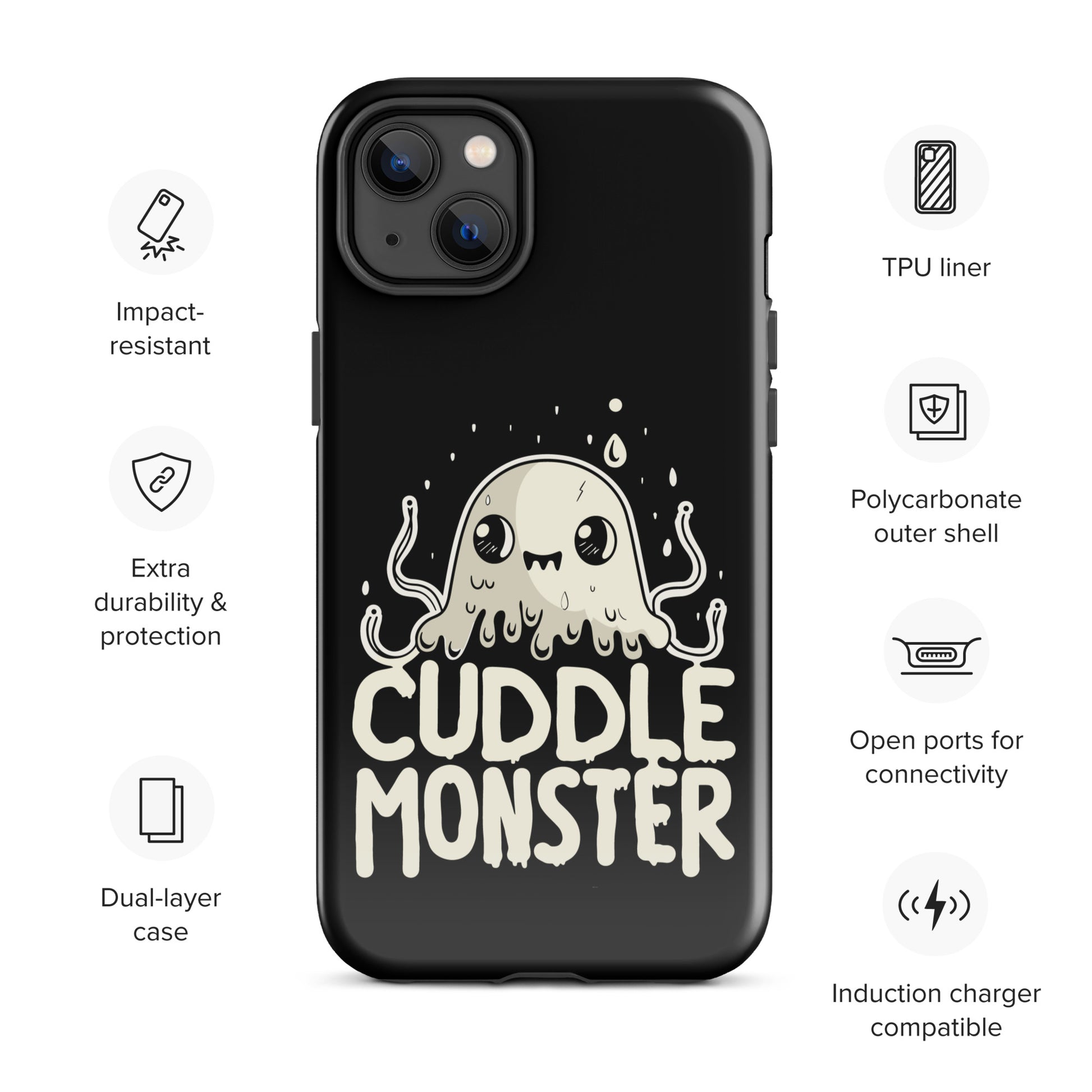 Tentacled Cuddle Monster Gay Bear iPhone Tough Case