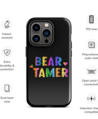 Color Splash Bear Tamer Tee – Unleash Charm, Gay Bear iPhone Tough Case