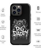 Mud-Loving Pig Daddy, Sassy Gay Bear iPhone Tough Case