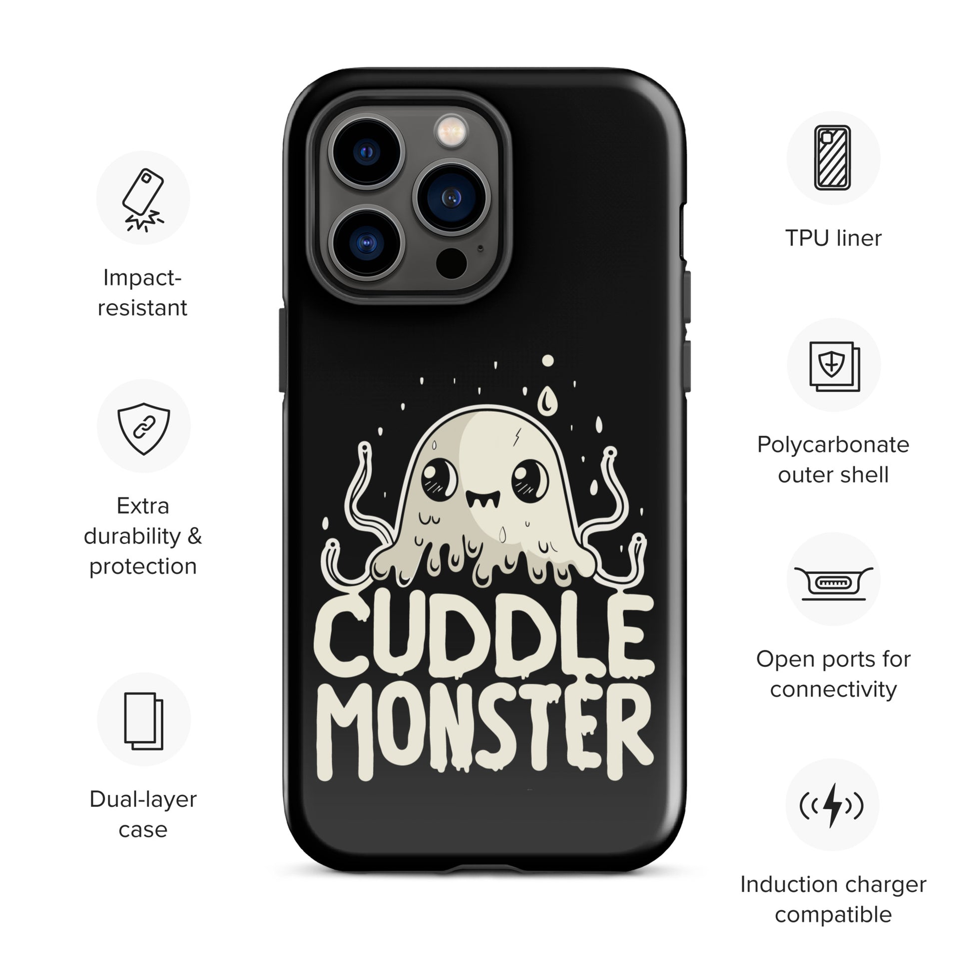 Tentacled Cuddle Monster Gay Bear iPhone Tough Case