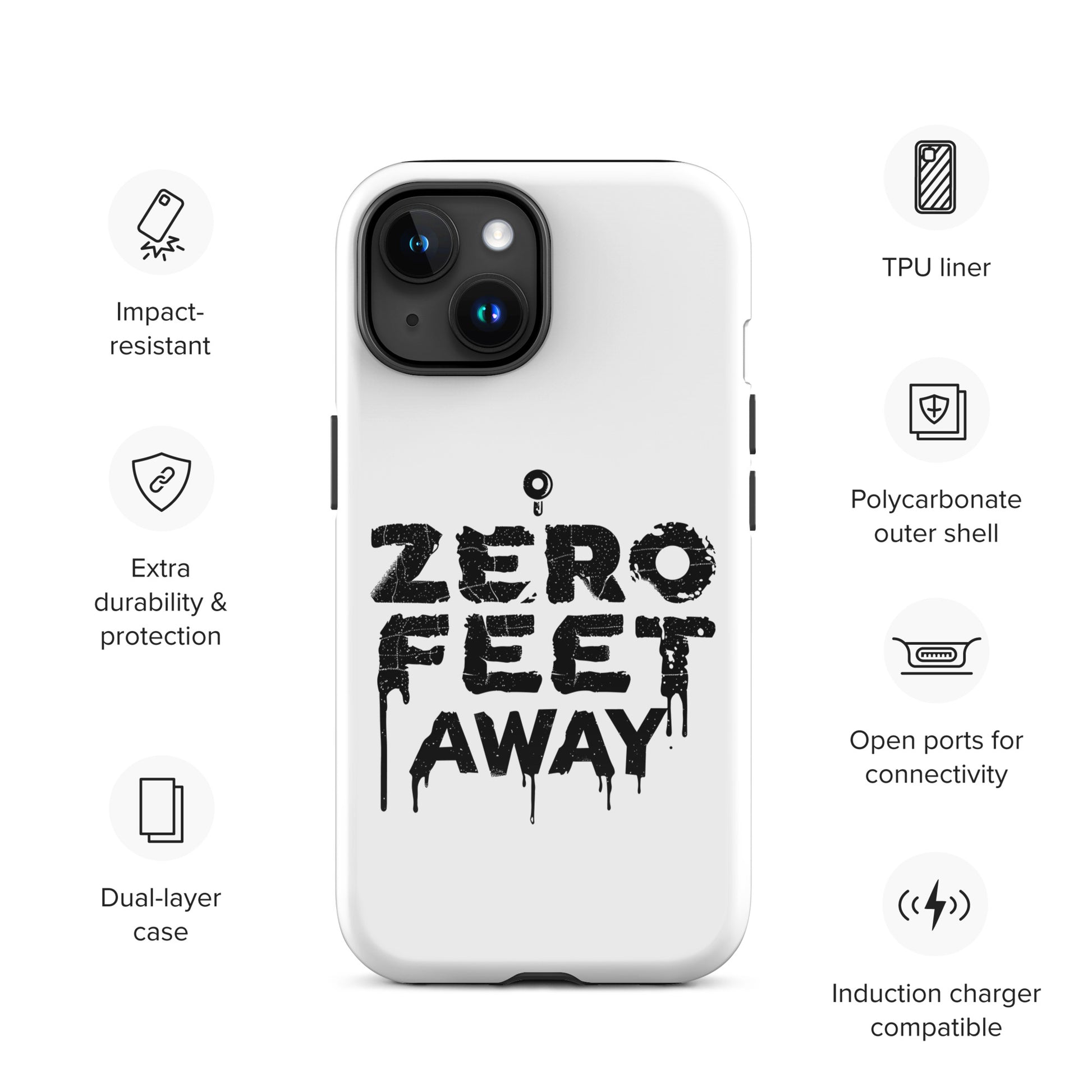 In Your Grizzly Zone - Zero Feet Away Gay Bear iPhone Tough Case
