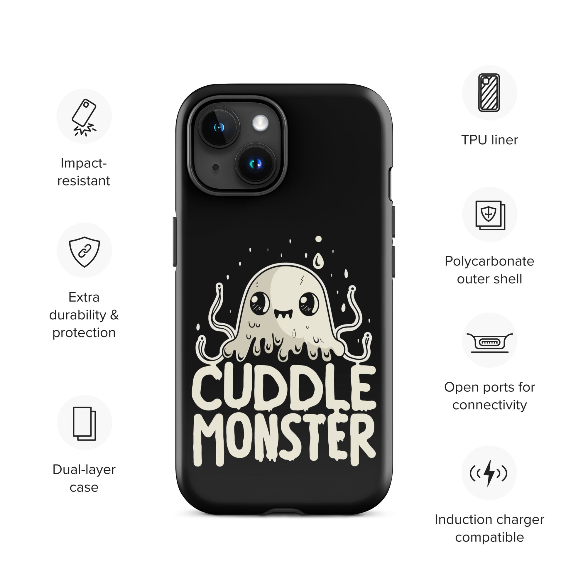 Tentacled Cuddle Monster Gay Bear iPhone Tough Case