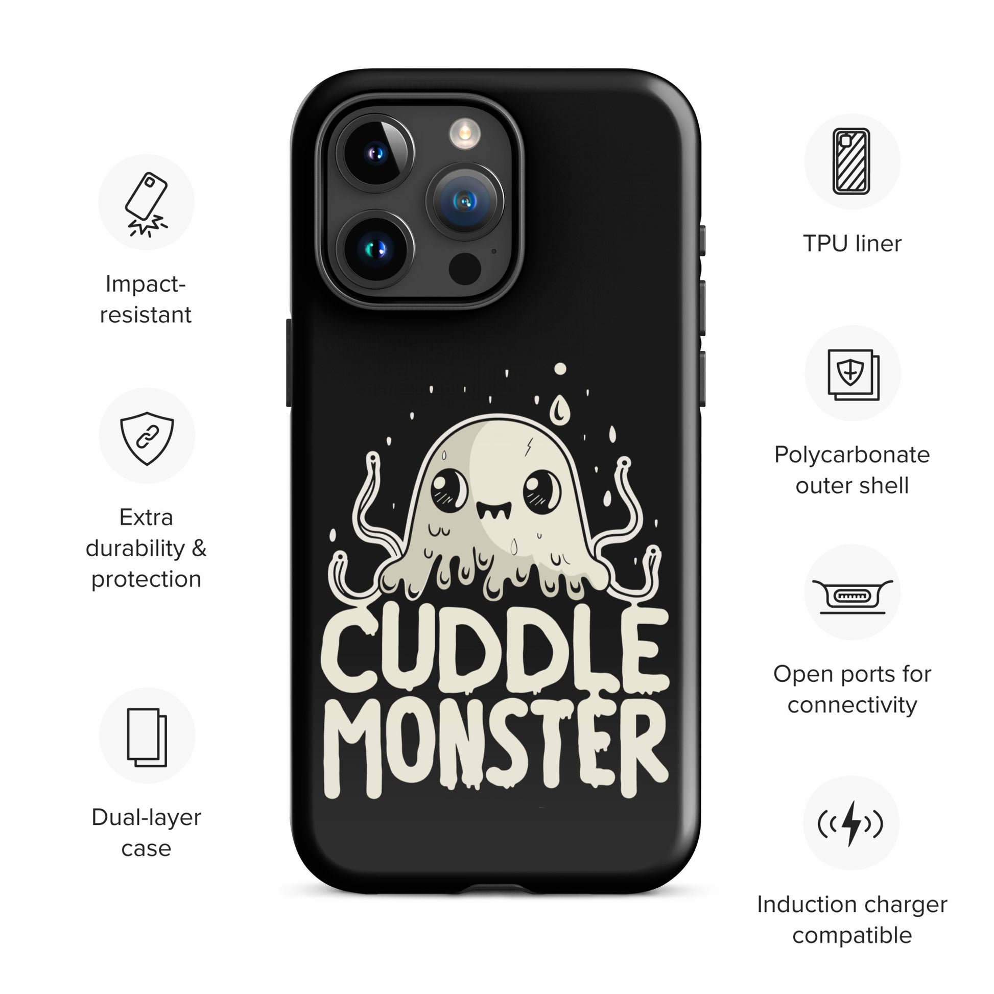 Tentacled Cuddle Monster Gay Bear iPhone Tough Case