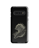 Sleek Monochrome Swirls Gay Bear Samsung Tough Case