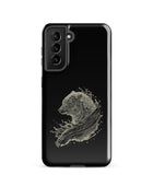 Sleek Monochrome Swirls Gay Bear Samsung Tough Case