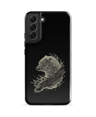 Sleek Monochrome Swirls Gay Bear Samsung Tough Case