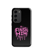 Finish Him Sassy Skull Splash - Pink Gay Bear Samsung Tough Case