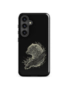 Sleek Monochrome Swirls Gay Bear Samsung Tough Case