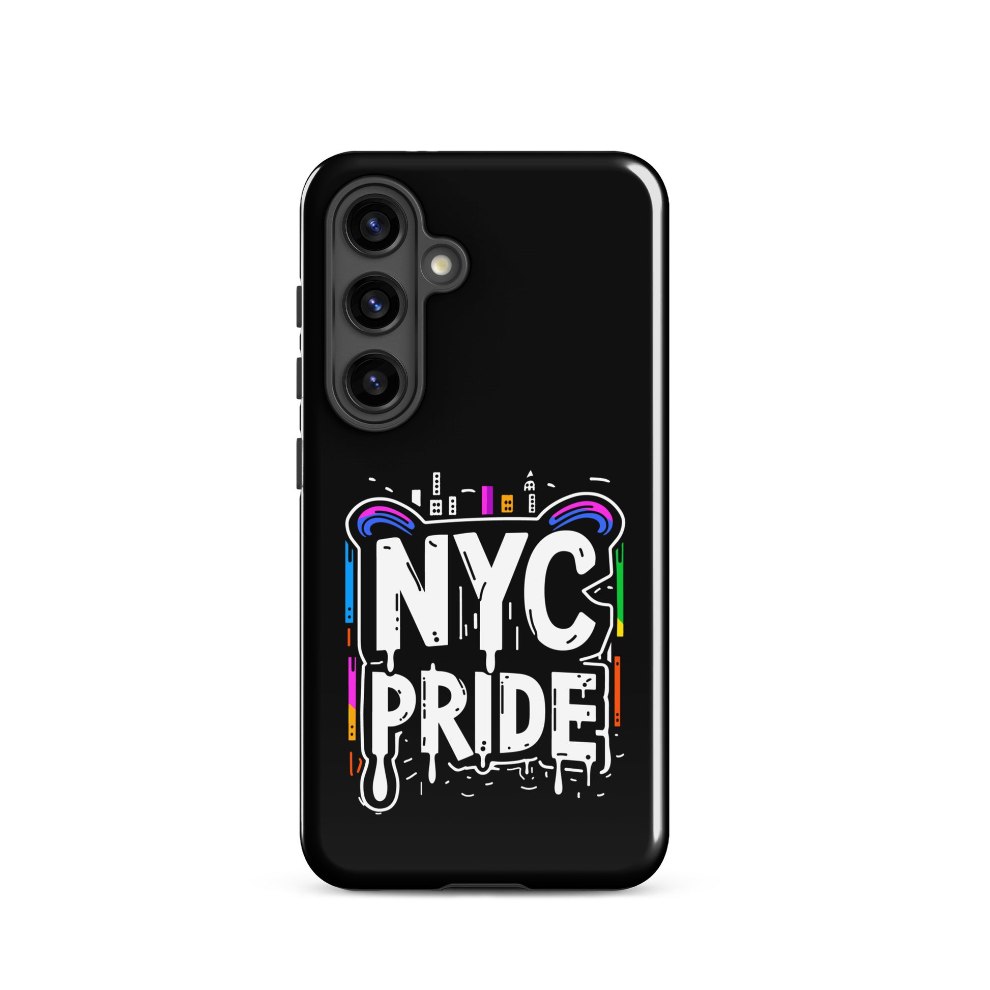 Vibrant Cityscape NYC Pride Arch Gay Bear Samsung Tough Case