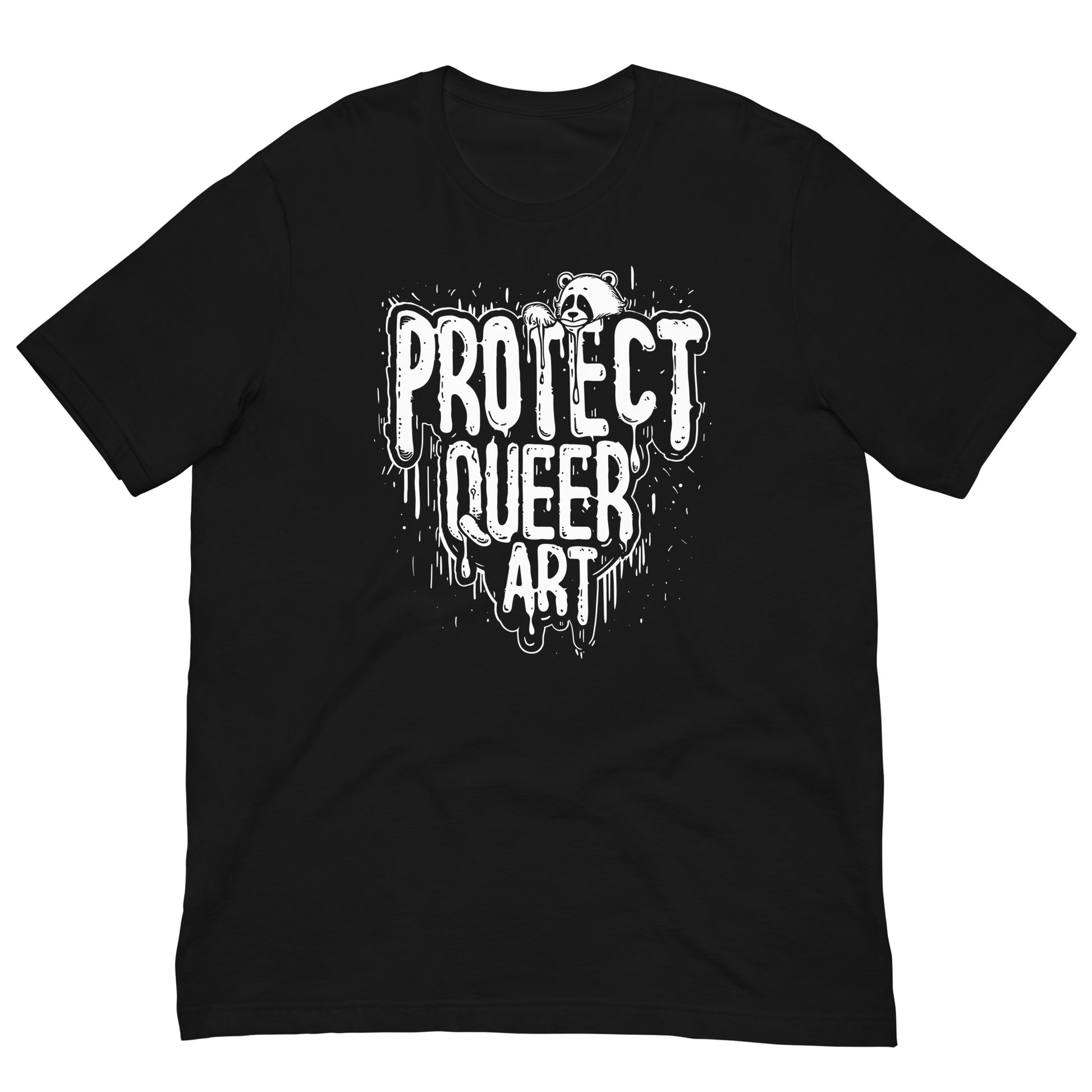 Protect Queer Art - Bold Statement Gay Bear T-Shirt