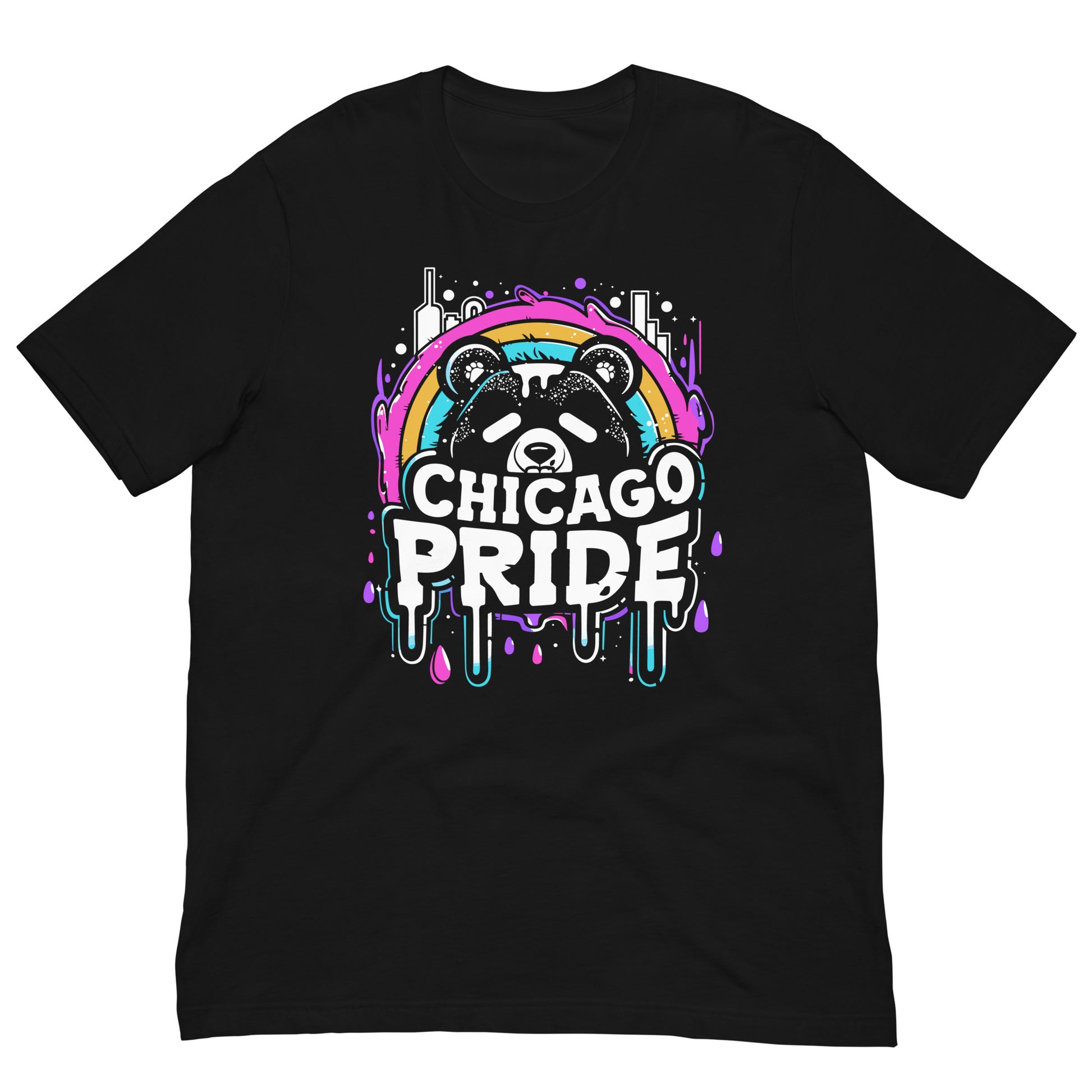 Urban Roar: Windy City Chicago Pride Gay Bear T-Shirt