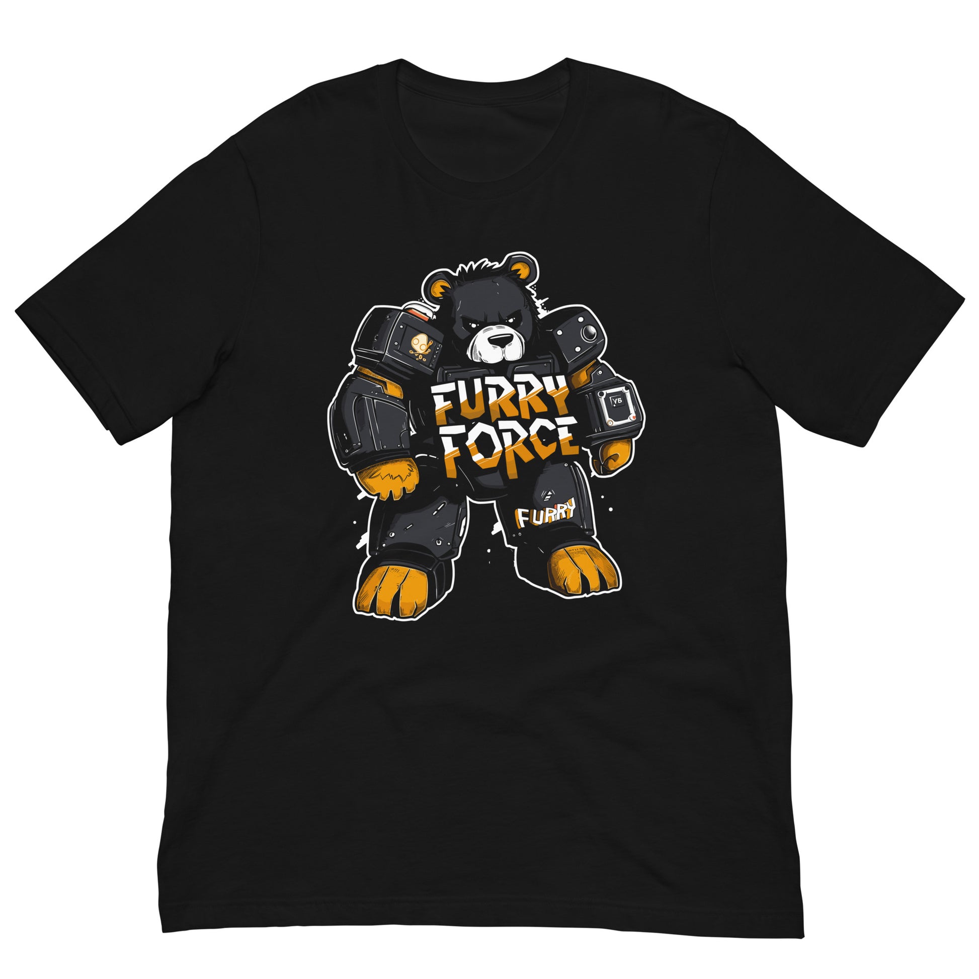 BrawnyBot Furry Force Defender Gay Bear T-Shirt