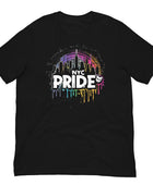 NYC Pride Rainbow Skyline Celebration Gay Bear T-Shirt