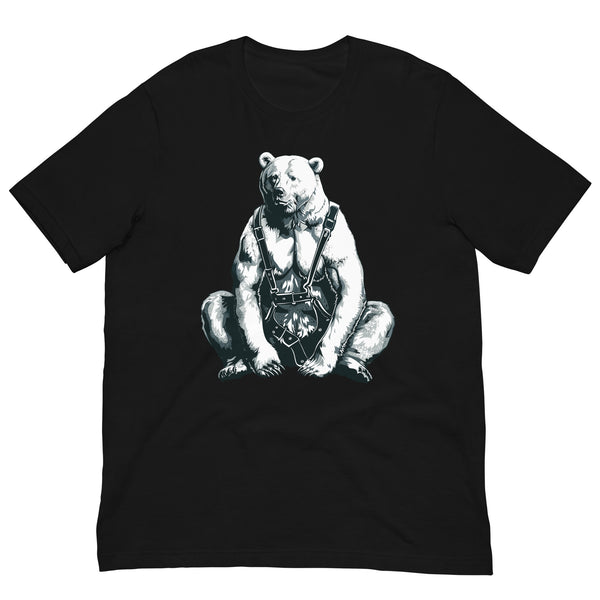 Mischief Maker Harness Clad Gay Bear T-Shirt