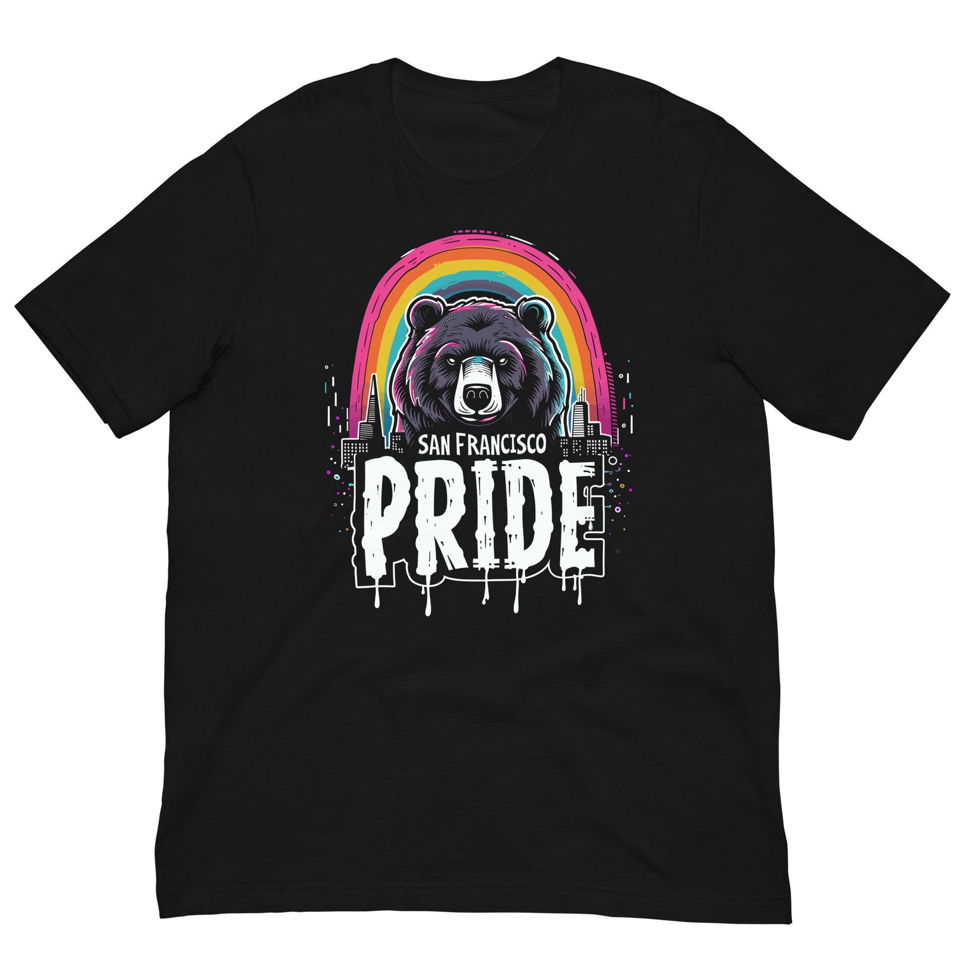 Rainbow Roar: San Francisco Pride, Fierce Gay Bear T-Shirt