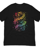 Blooming Affection, Colorful Floral Gay Bear T-Shirt