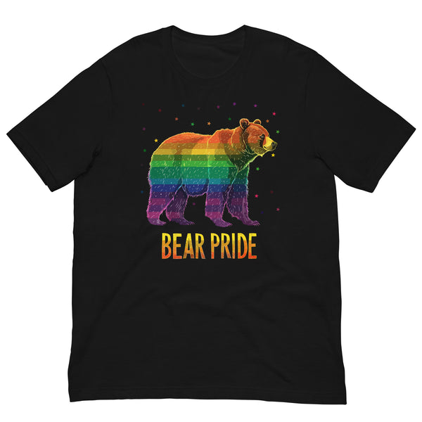 Radiant Spectrum Bear Pride - Unleash Your Roar Gay Bear T-Shirt