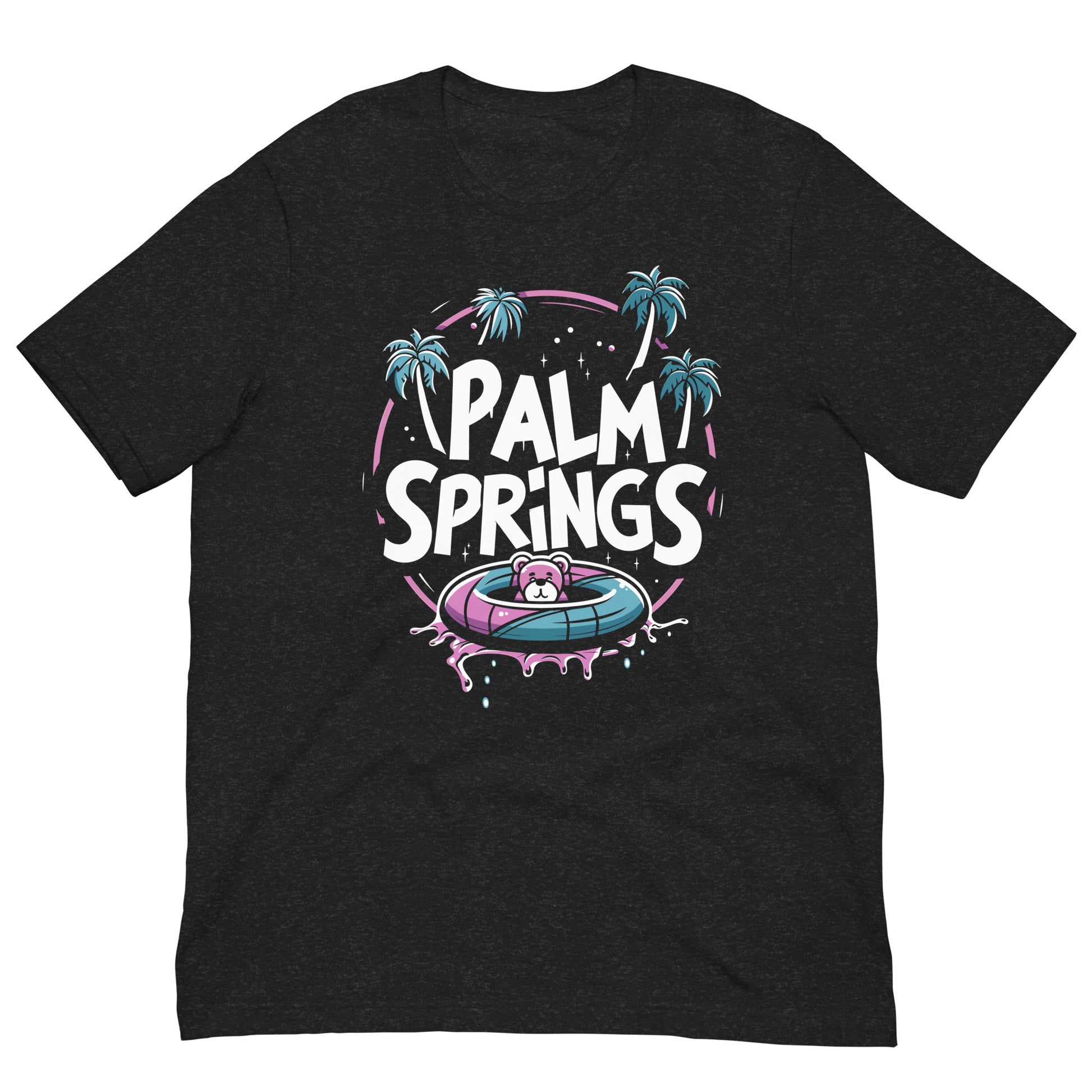 Splashy Palm Springs Pool Party Gay Bear T-Shirt