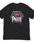 Playful Pink Piggy, Bold Gay Bear T-Shirt