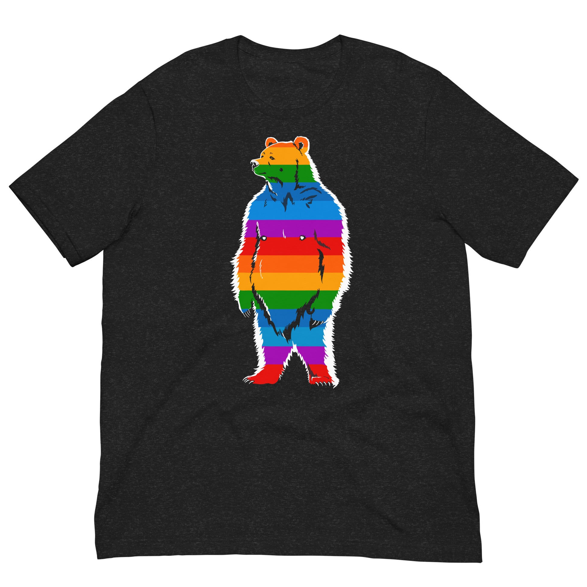 Spectrum Standout: Rainbow Stripes Gay Bear T-Shirt