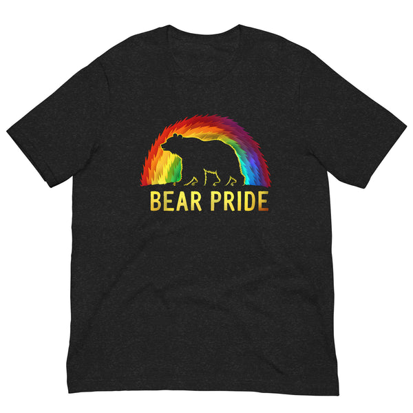Radiant Rainbow Stride - Roar with Gay Bear T-Shirt