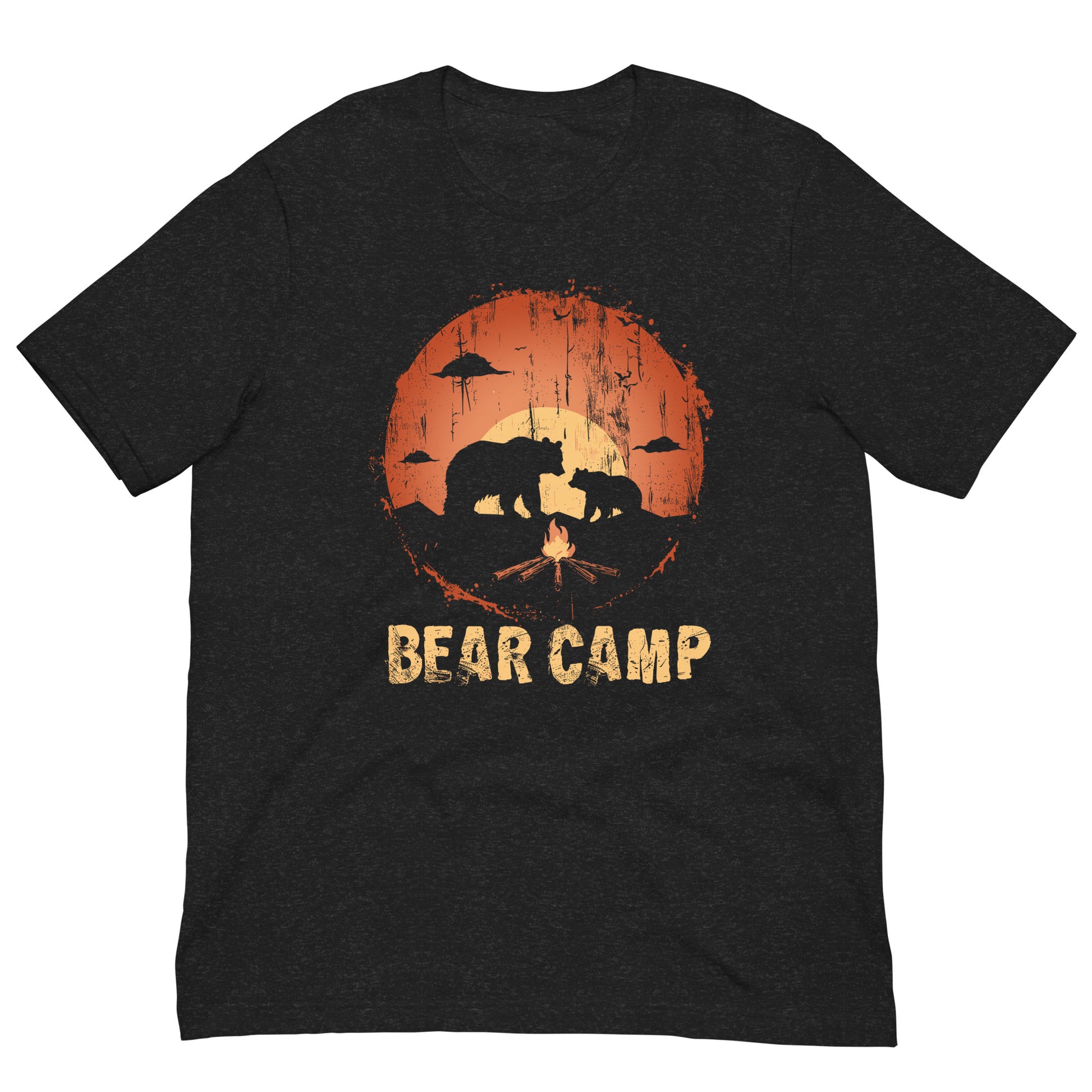 Rustic Sunset Adventure, Bear Camp Gay Bear T-Shirt