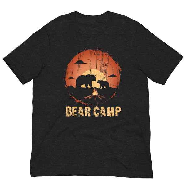 Rustic Sunset Adventure, Bear Camp Gay Bear T-Shirt