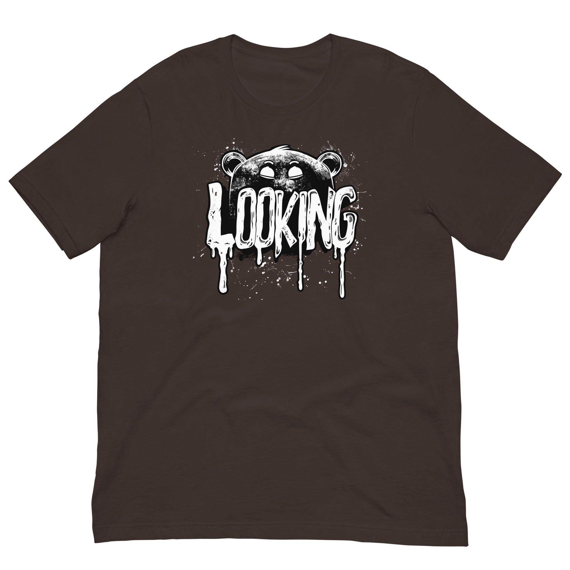 Midnight Prowl "Looking" Graphic Gay Bear T-Shirt