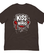 Bold Kiss Me Bro Statement - Fun Gay Bear T-Shirt