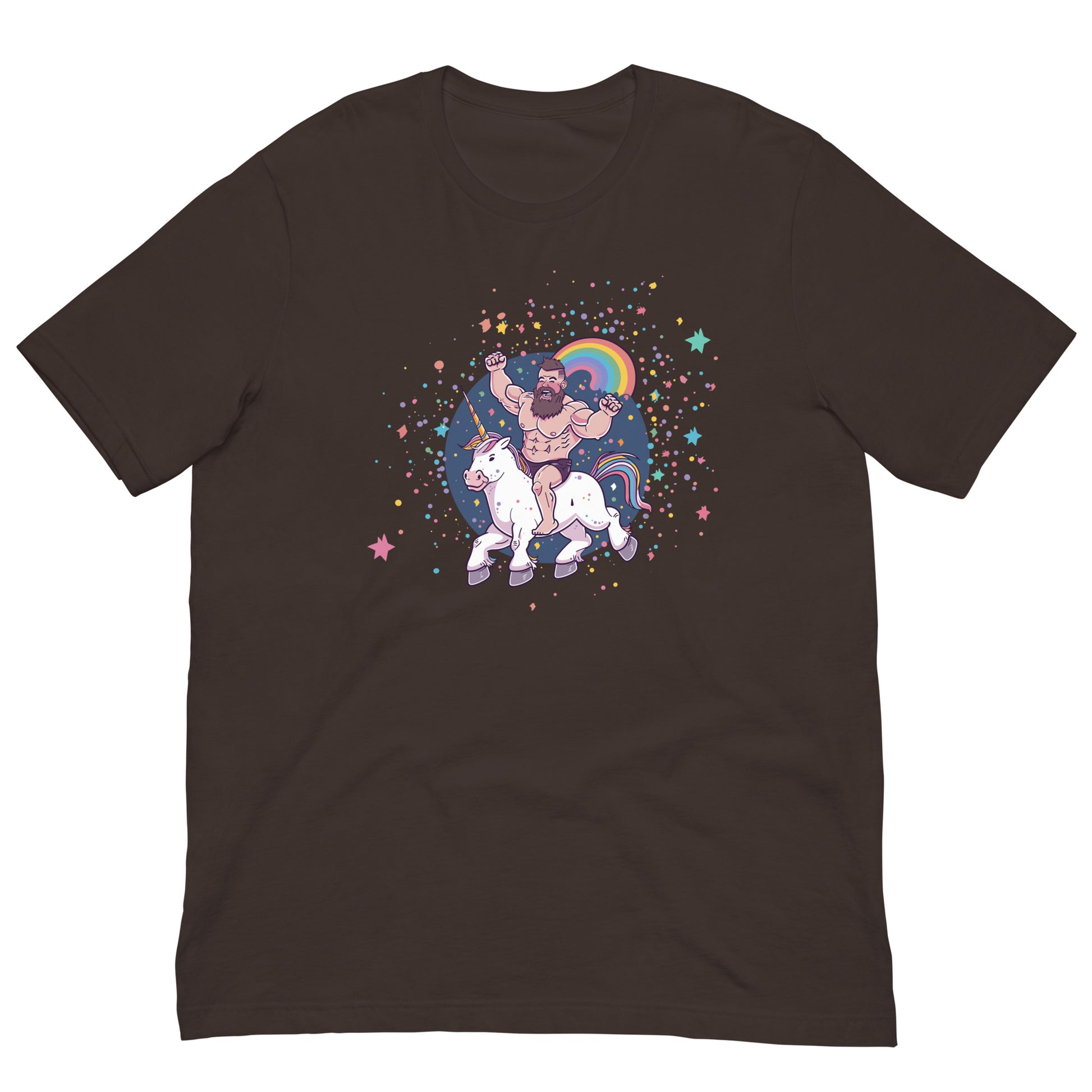 Mystical Ride Fantasy - Unicorn Bro Gay Bear T-Shirt