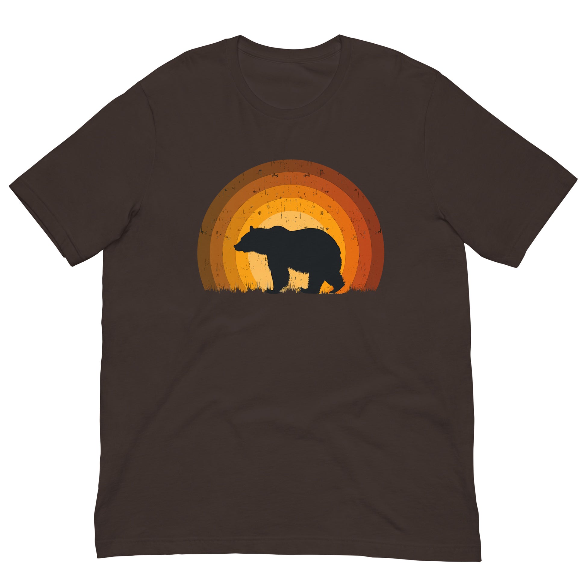 Sunset Stride Silhouette Gay Bear T-Shirt