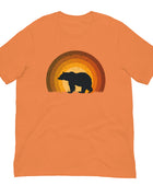 Sunset Stride Silhouette Gay Bear T-Shirt