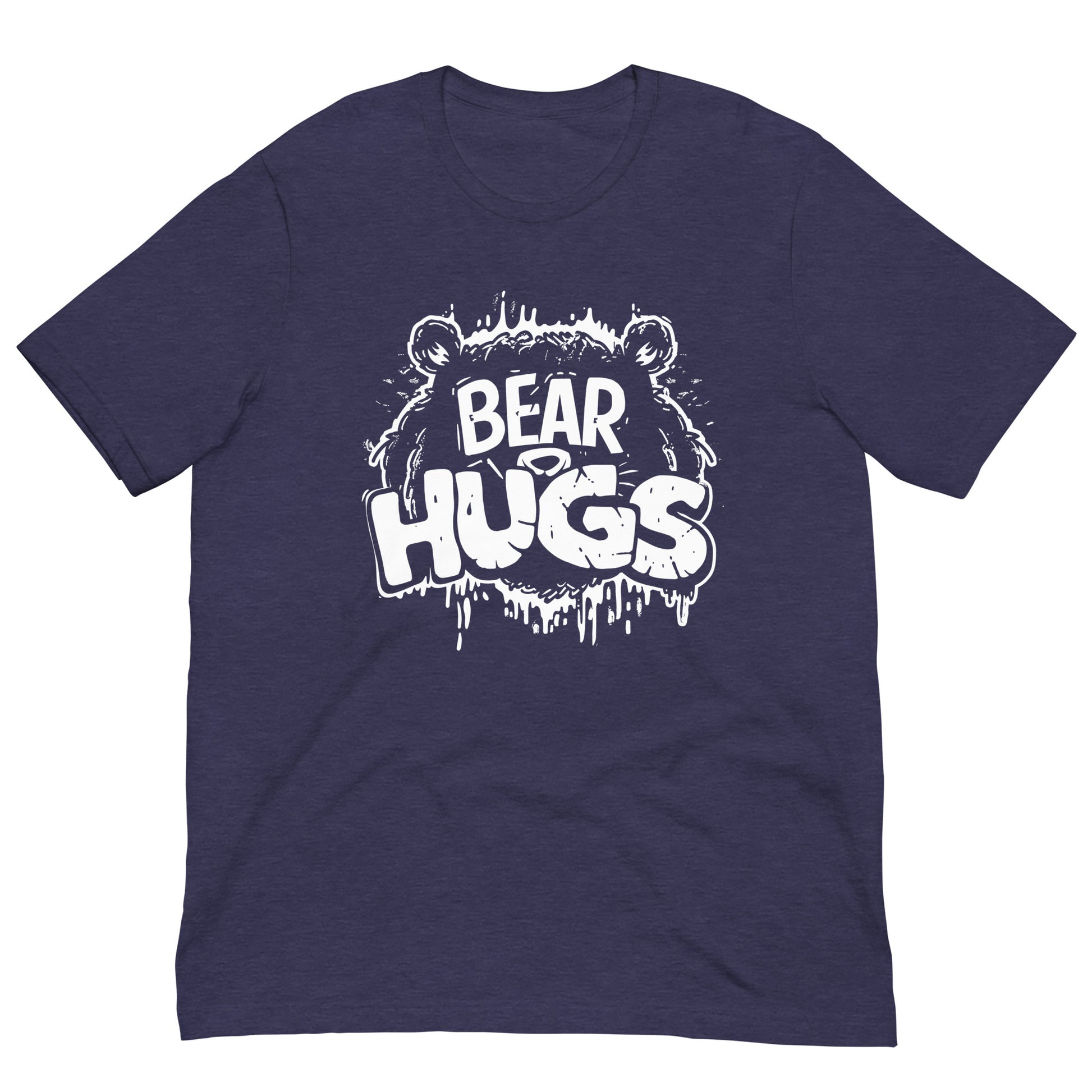 Cuddly Affectionate Bear Hugs Graphic Gay Bear T-Shirt